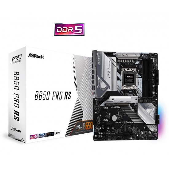 Дънна платка ASROCK B650 Pro RS, Socket AM5, ATX, 4xDDR5