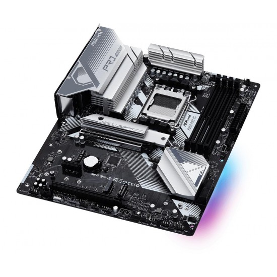 Дънна платка ASROCK B650 Pro RS, Socket AM5, ATX, 4xDDR5