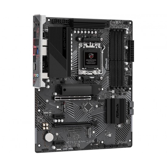 Дънна платка ASROCK B650 PG Lightning, Socket AM5, ATX, 4xDDR5