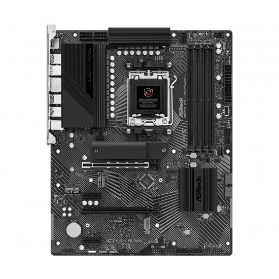 Дънна платка ASROCK B650 PG Lightning, Socket AM5, ATX, 4xDDR5