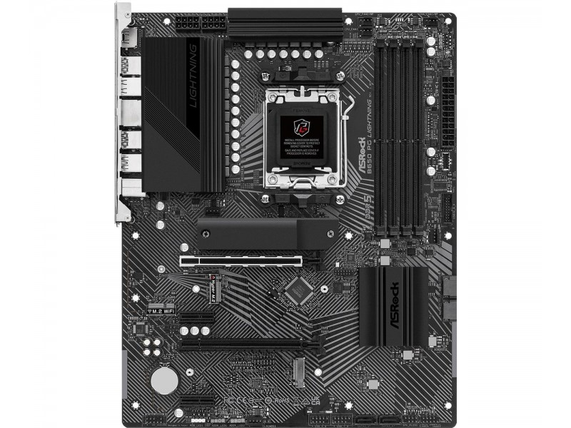 Дънна платка ASROCK B650 PG Lightning, Socket AM5, ATX, 4xDDR5