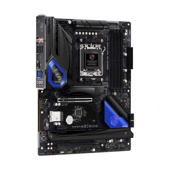Дънна платка ASROCK B650E PG RIPTIDE WiFi, Socket AM5, ATX, 4xDDR5