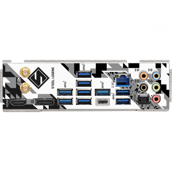 Дънна платка ASROCK Z790 Steel Legend Wi-Fi 6E, LGA 1700, DDR5, PCIe 5.0