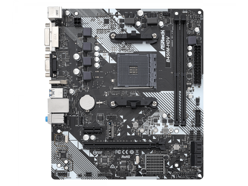 Дънна платка ASROCK B450M-HDV R4.0