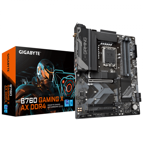 Дънна платка GIGABYTE B760 GAMING X AX Wi-Fi 6, socket 1700, ATX 4xDDR4