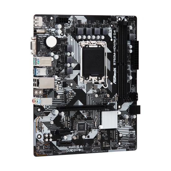 Дънна платка ASRock B760M-HDV M.2, LGA1700, DDR4, ATX