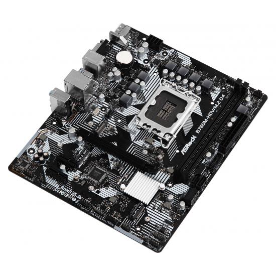 Дънна платка ASRock B760M-HDV M.2, LGA1700, DDR4, ATX