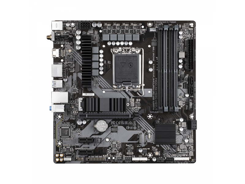 Дънна платка GIGABYTE B760M DS3H AX, socket 1700, ATX 4xDDR4, WIFI 6E, PCIe 4.0