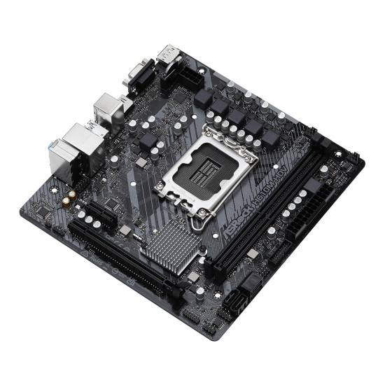 Дънна платка ASRock H610M-HDV, LGA1700, DDR4, mATX