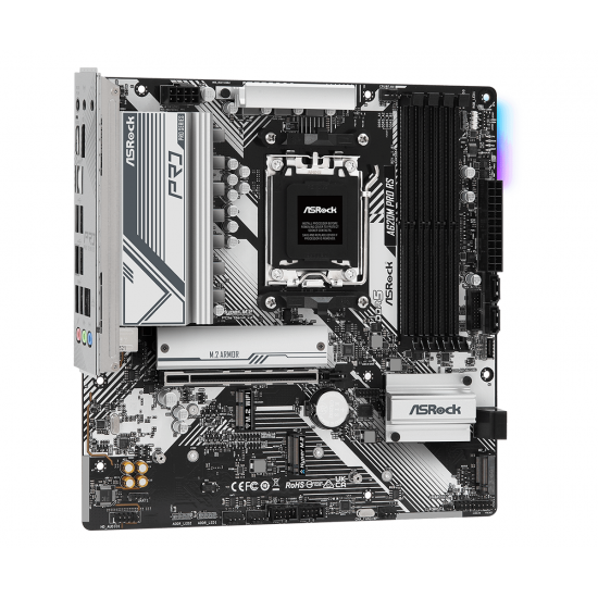Дънна платка ASROCK A620M Pro RS, Socket AM5, mATX, 4xDDR5