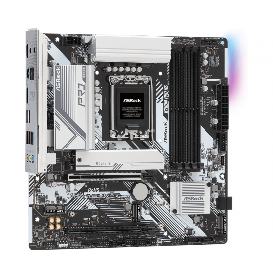 Дънна платка ASRock B760M Pro RS, LGA1700, DDR5, mATX