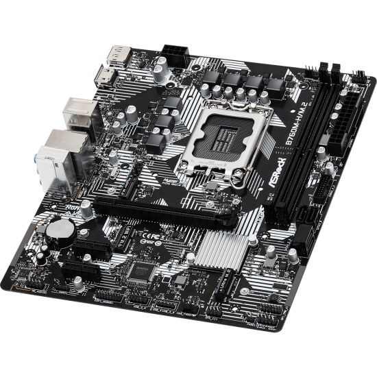 Дънна платка ASRock B760M-H/M.2, LGA1700, DDR5, mATX