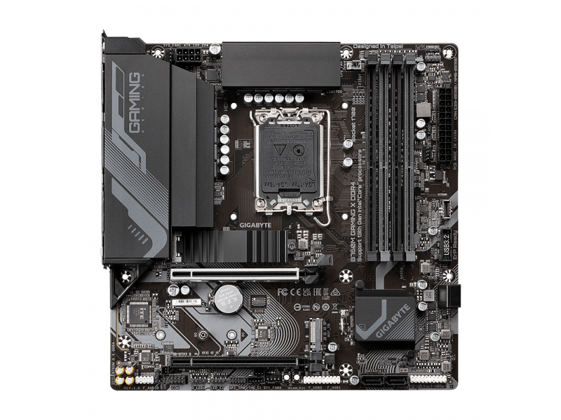 Дънна платка GIGABYTE B760M GAMING X, socket 1700, mATX 4xDDR4