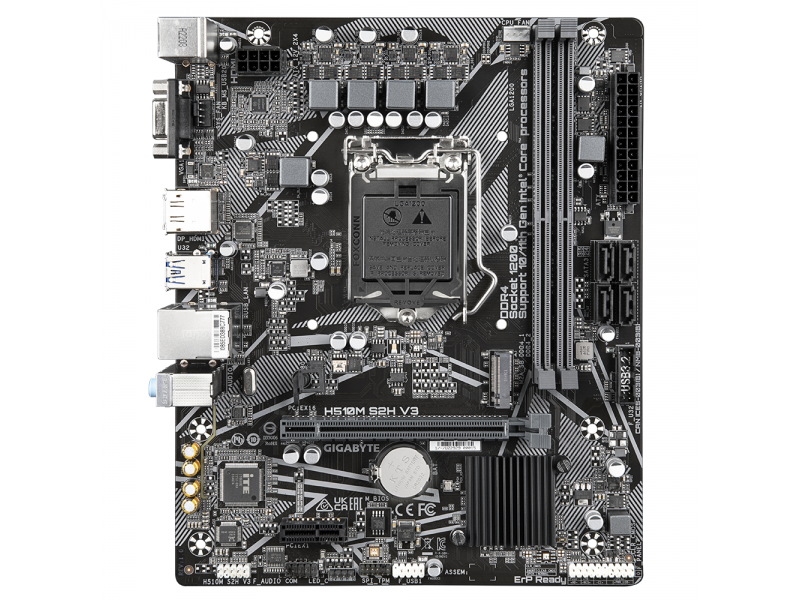 Дънна платка GIGABYTE H510M-S2H V3, socket 1200, Micro ATX