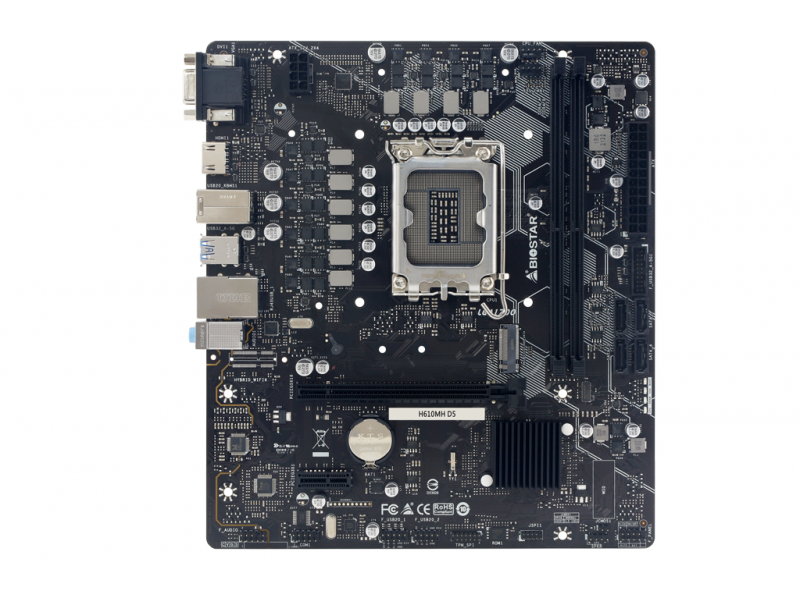 Дънна платка BIOSTAR MH610MH D5, DDR5, Socket 1700, mATX