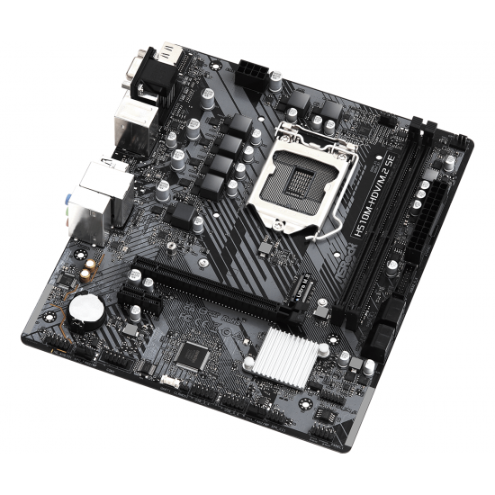 Дънна платка ASRock H510M-HDV/M.2 SE, LGA1200, DDR4, mATX