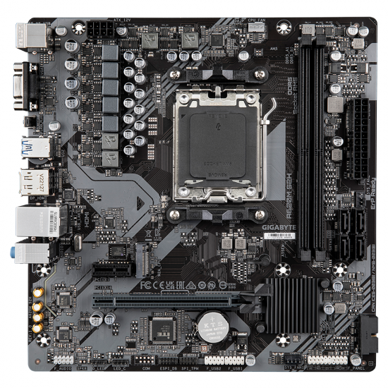 Дънна платка GIGABYTE A620M S2H socket AM5, DDR5
