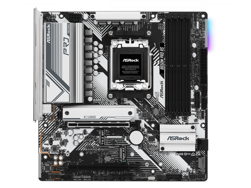 Дънна платка ASRock B650M PRO RS socket AM5, 4xDDR5