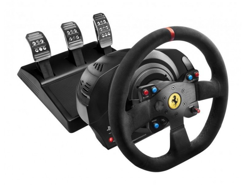 Волан THRUSTMASTER, T300 Ferrari Alcantara Edition, за PC / PS3 / PS4