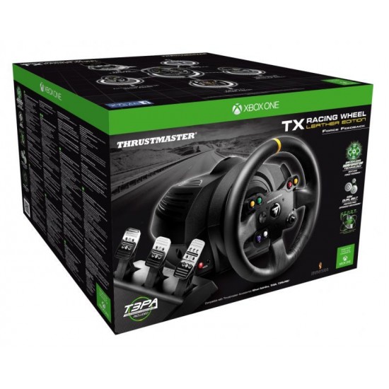 Волан THRUSTMASTER, TX Racing Wheel Leather Edition, за PC  /  XBox