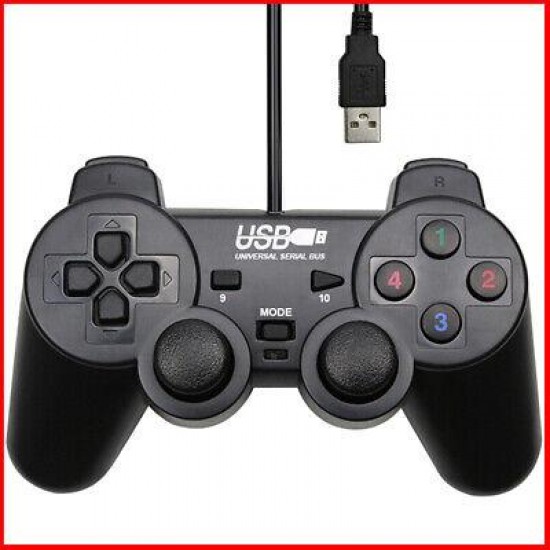 Gamepad ESTILLO 703 Dual Vibration, USB, Black