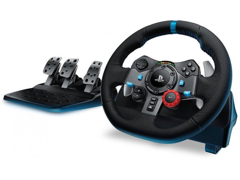 Волан Logitech Driving Force G29 PS3/PS4/PC, Черен