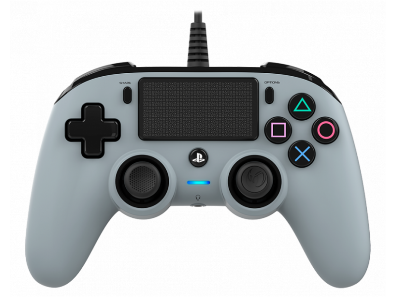 Жичен геймпад Nacon Wired Compact Controller, Сребърен