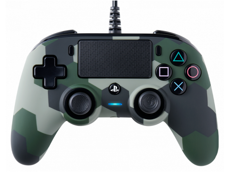 Жичен геймпад Nacon Wired Compact Controller Camo Green, Зелен