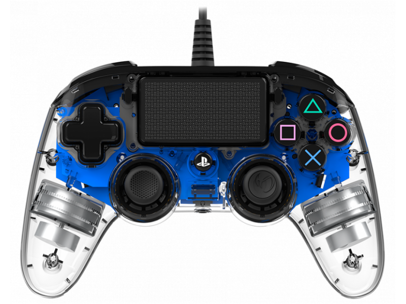 Жичен геймпад Nacon Wired Illuminated Compact Controller Blue, Син