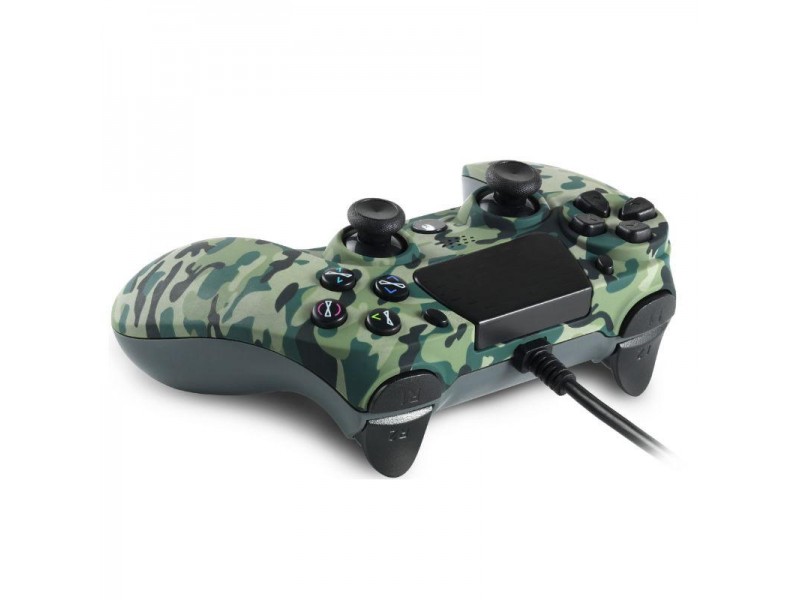 Жичен геймпад Spartan Gear Hoplite за PC и PS4, Green Camo