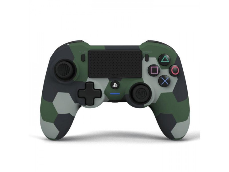 Безжичен геймпад Nacon Asymetric Wireless Controller, PS4, Зелен