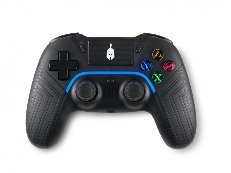 Безжичен геймпад Spartan Gear Aspis 4, за PC и PS4, Черен