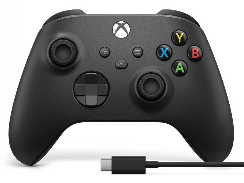 Геймърски контролер Microsoft Xbox, Безжичен, USB-C, Черен