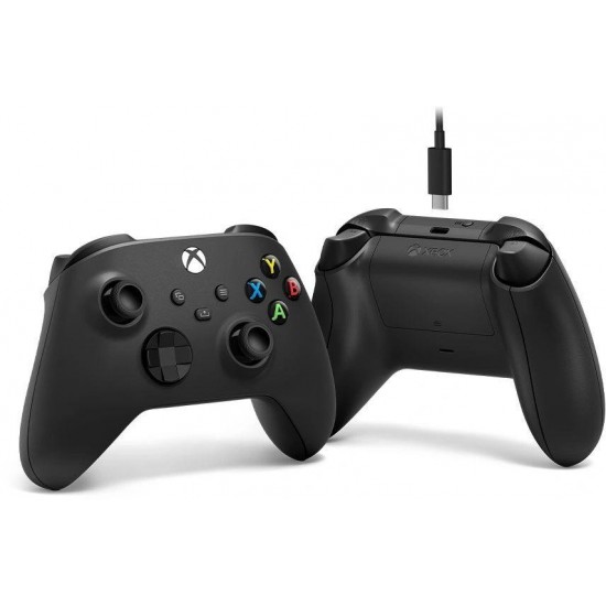 Геймърски контролер Microsoft Xbox, Безжичен, USB-C, Черен