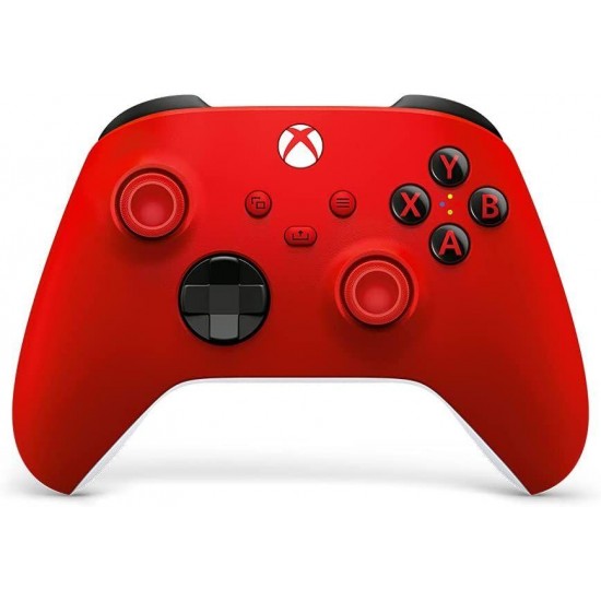 Геймърски контролер Microsoft, За Xbox, Безжичен, Червен