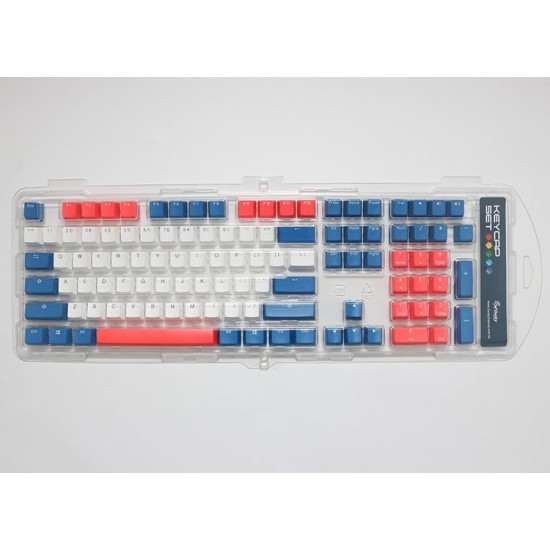 Капачки за механична клавиатура Ducky Bon Voyage 108-Keycap Set PBT Double-Shot US Layout