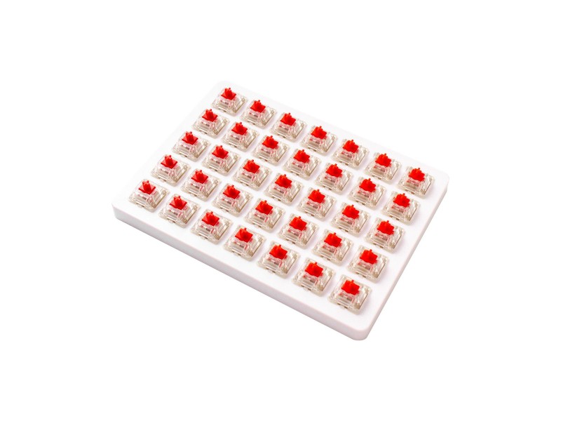 Суичове за механична клавиатура Keychron Cherry MX Red RGB, Switch Set 35 броя