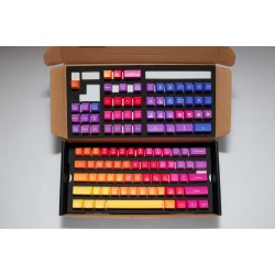 Капачки за механична клавиатура Ducky Afterglow, 108-Keycap Set ABS, Double-Shot, US Layout Капачки за механична клавиатура Ducky Afterglow, 108-Keycap Set ABS, Double-Shot, US Layout