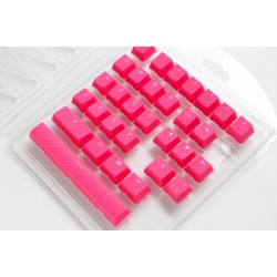 Set 31 butoane pentru tastatura mecanica Ducky Pink Rubber Backlit Double-Shot US Layout Set 31 butoane pentru tastatura mecanica Ducky Pink Rubber Backlit Double-Shot US Layout