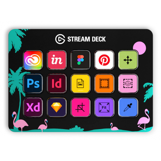 Контролер Elgato Stream Deck MK.2 - 15 Customizable LCD Keys