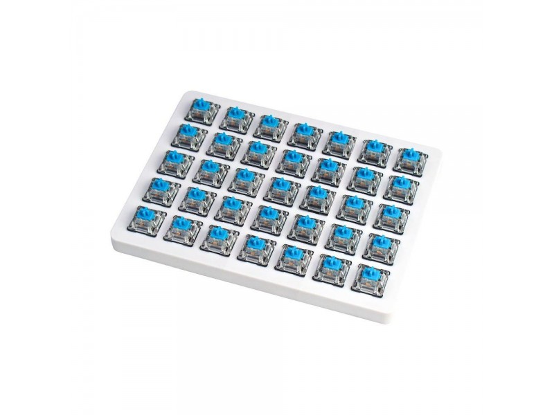 Суичове за механична клавиатура Keychron Blue, Switch Set 35 броя