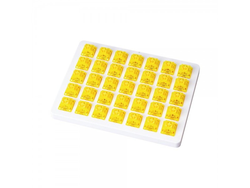 Суичове за механична клавиатура Keychron Gateron Ink V2 Yellow Switch, Комплект 35 броя