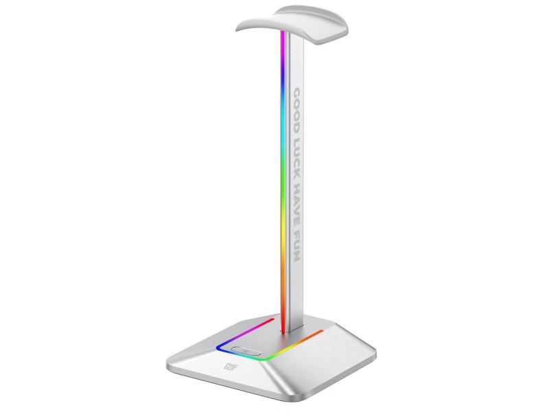 Поставка за слушалки FragON 2U RGB - Бял