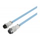 Кабел за клавиатура HyperX Coiled Cable USB-C Light Blue-White