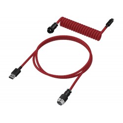 Кабел за клавиатура HyperX Coiled Cable USB-C Red-Black Кабел за клавиатура HyperX Coiled Cable USB-C Red-Black