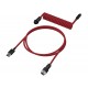 Кабел за клавиатура HyperX Coiled Cable USB-C Red-Black