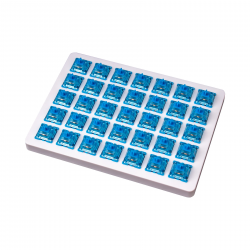 Суичове за механична клавиатура Keychron Gateron Phantom Blue Switch, Комплект 35 броя