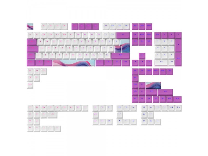 Капачки за механична клавиатура Dark Project - Candy K PBT - ANSI & ISO