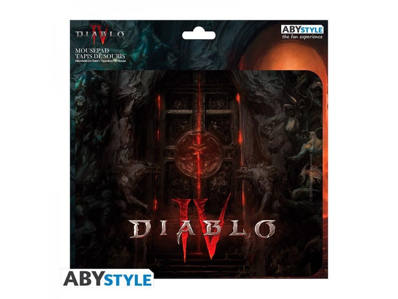 Геймърски пад ABYSTYLE Diablo - Hellgate, Гъвкав, Многоцветен