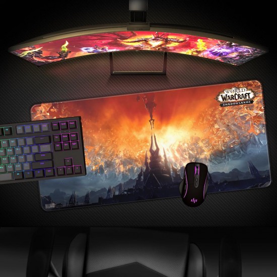 Геймърски пад World of WarCraft Shadowlands - Shattered Sky, XL